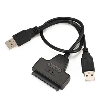 

Usb2.0/Usb3.0 To Sata Hard Drive Extension Cable Easy Drive Line Support Dual Usb Ports Power Supply 7+15