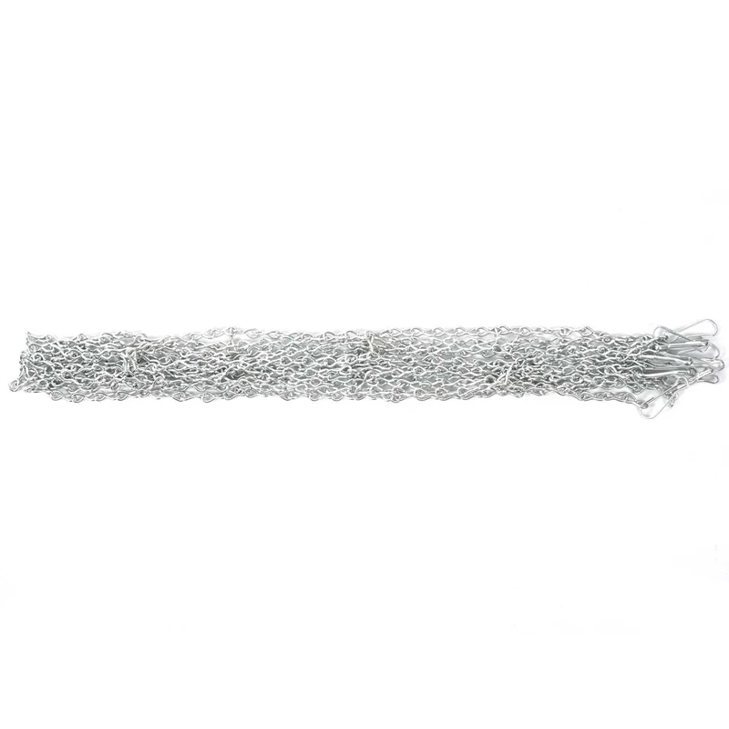 Rede de Basquete Galvanizada do Metal Chain de Aço Forte e Robusto para a Cesta Rede Exterior