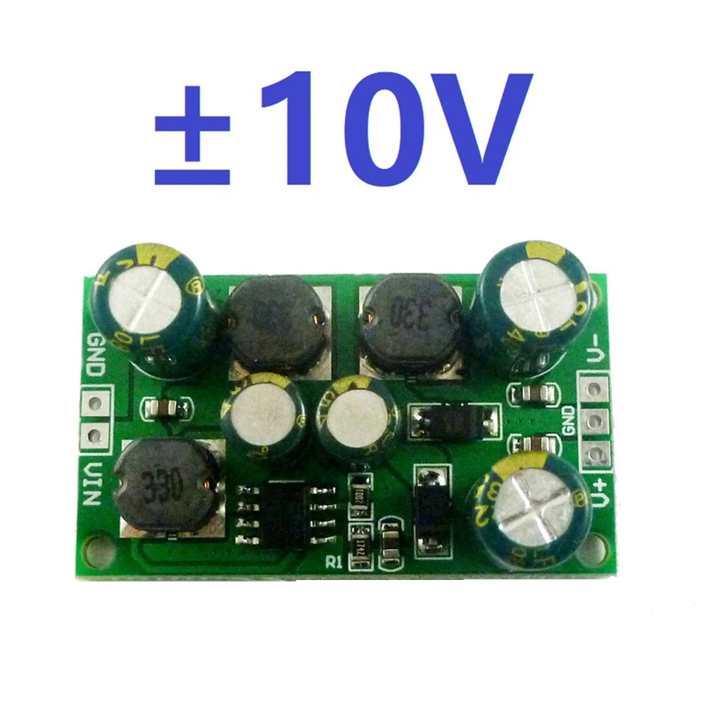 Dual Output DC-DC Voltage Converter Boost-Buck Module, Adjustable Voltage Range 3-24V to 5-24V, 8W Power Capacity