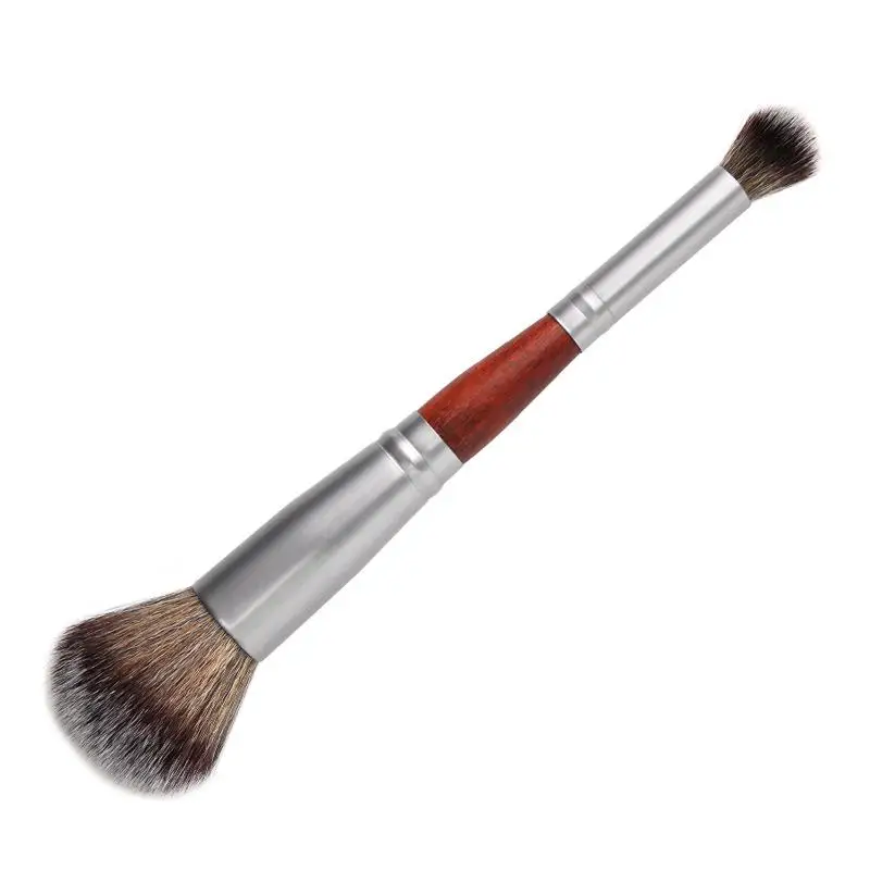 Loose powder brush Многофункциональный кисть для теней 2 мягкие волосы из синтетического волокна насадки для зубной щетки для макияжа кисть для лица Фонд кисти для макияжа, для румян инструменты - Handle Color: Loose powder brush