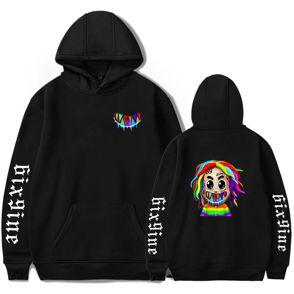6ix9ine Sudadera con capucha de los hombres sudaderas con capucha 2020 nuevo álbum GOOBA Sudadera con capucha sudaderas de manga larga mujeres Hip Hop ropa de calle estilo rapero Tekashi69 ropa