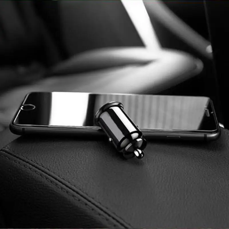 Двойной USB мини автомобильное зарядное устройство 3.1A путешествия Быстрая Зарядка адаптер для телефонов планшетов
