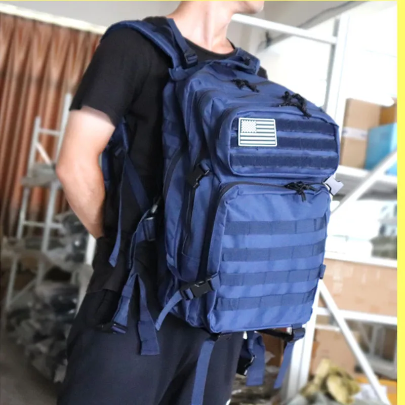  50L 3P Military Bag Army Tactical Outdoor Camping Men's Military Tactical Backpack Oxford for Cycli