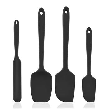 

4pcs Silicone Pastry Spatula Set Non-Stick Rubber Spatula Set Heat-Resistant Spatula Kitchen Utensils Set for Baking accessories