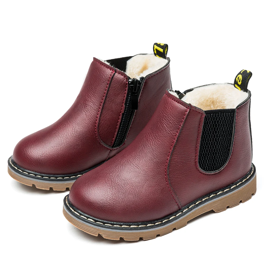 Najtaniej SITAILE ciepłe buty zimowe dziewczęce skórzane buty buty dla chłopców wiosna skóra ekologiczna na jesień buty dziecięce moda maluch buty dziecięce