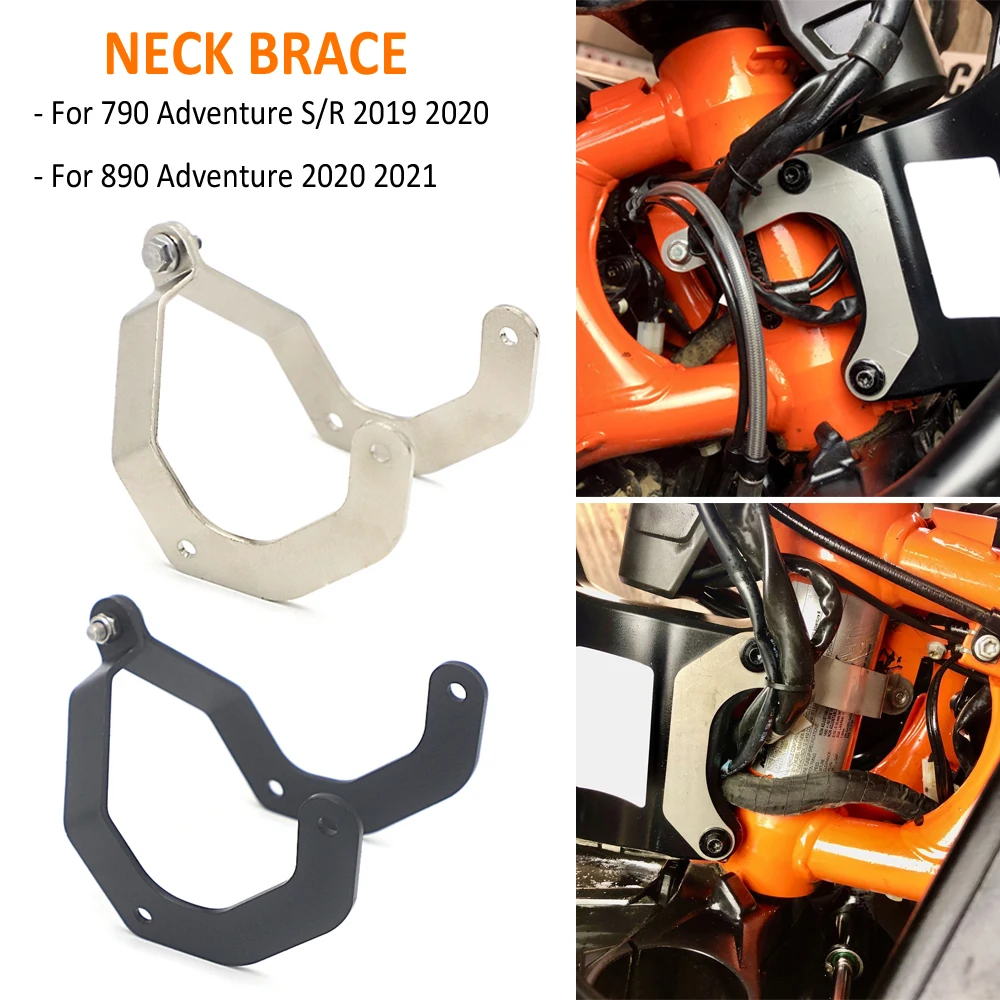 

Motorcycle Headlight Reinforcement Bracket Set Neck Brace For 790 ADV Adventure R S 2019 2020 890 Adventure ADV 2020 2021