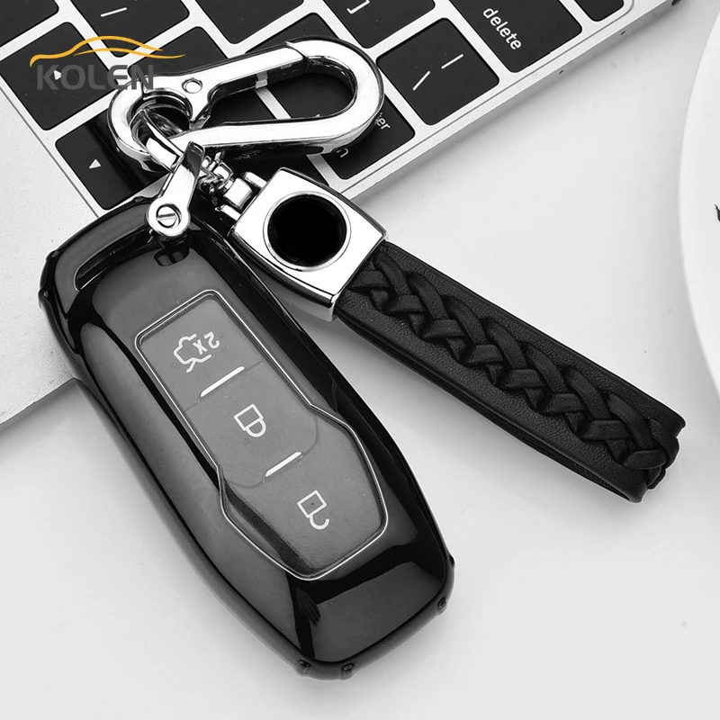 Soft TPU Car Remote Key Case Cover For Ford F-150 Mondeo Fusion Mustang Explorer Edge Galaxy Ranger Holder Shell Fob Accessories - Hd200e01ae98444238694e61a88e23590l