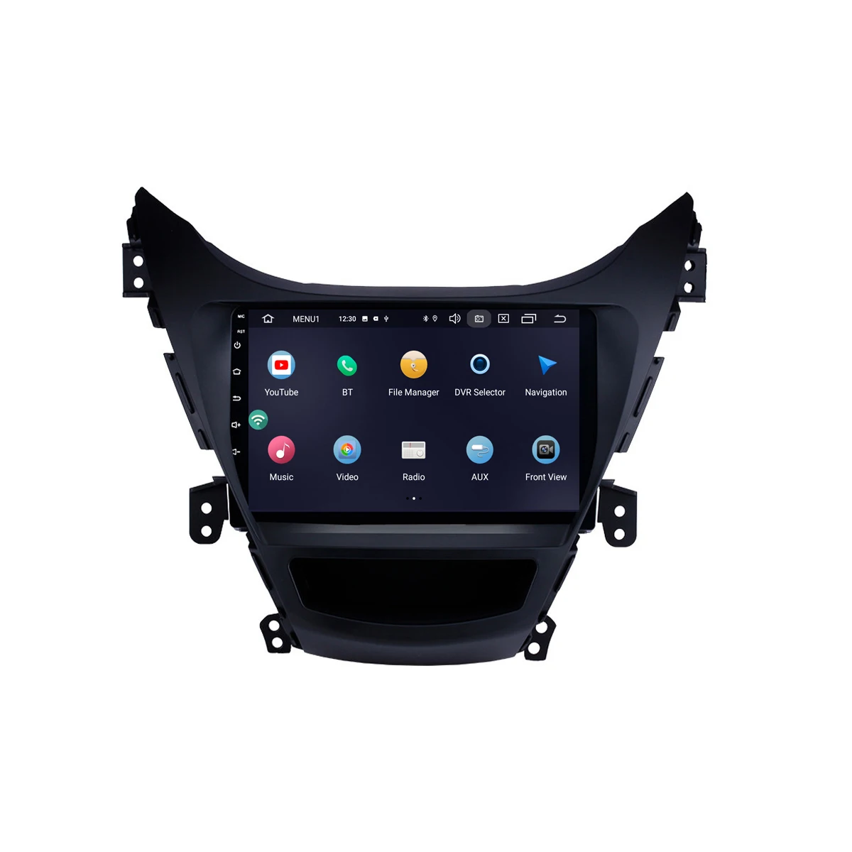 " android 9,0 RAM2G Автомобильный gps dvd-плеер для HYUNDAI Elantra 2011 2013 автомобильный Радио Мультимедиа Навигация стерео головное устройство dsp