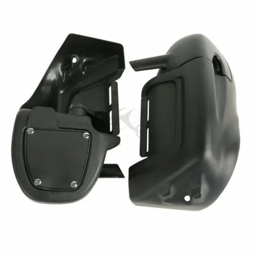 МОТОЦИКЛ ABS нижний вентилируемый обтекатель ног для Harley Touring Road King Street Glide Electra Glide 1983-2013 - Цвет: Matte Black