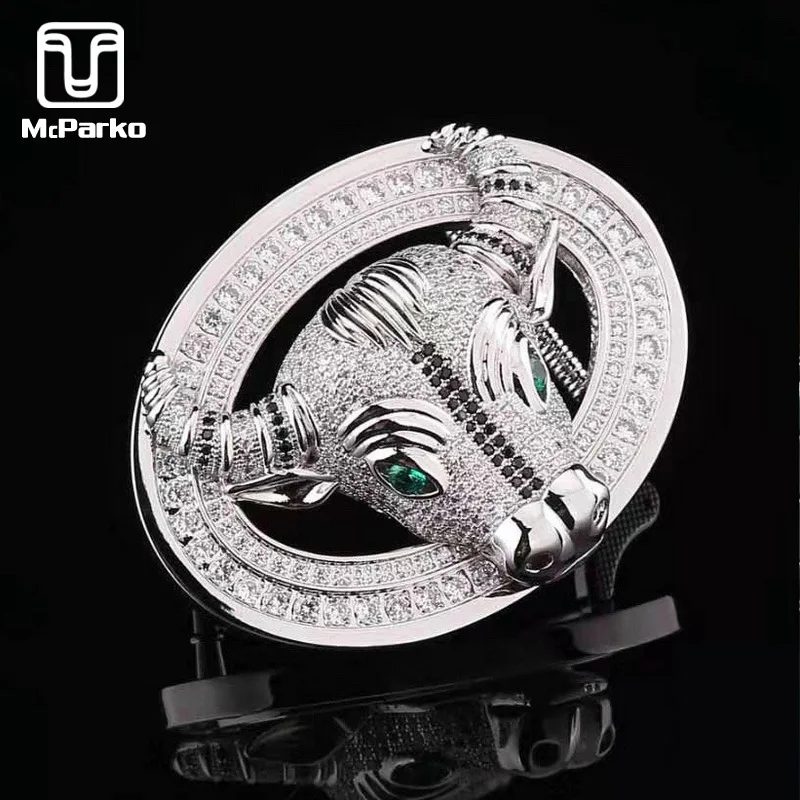 пряжка для ремня мужская McParko роскошные мужские аксессуары пряжки из нержавеющей