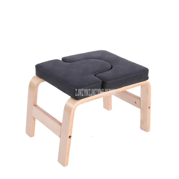 

Wood Wooden Yoga Inverted Handstand Bench Yoga Assistance Auxiliary Training Handstand Chair Home Household Mini Fitness Bench