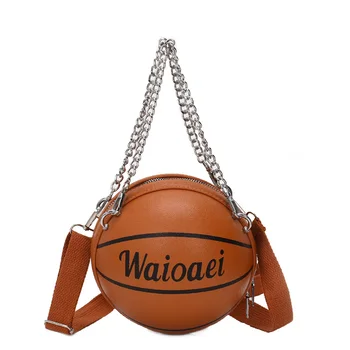 

Fahsion Mini Basketball Shape Bag Women Purse 2020 New High Quality PU Leather Hand Bag Female Crossbody Bags Brand Designer Bag
