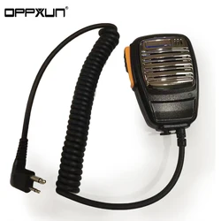 2pin PTT MIC Speaker Microphone PU cable for Motorola Radio GP88 EP450 Mu11c Mu12 CLS1110 CLS1410 XTN446 XU1100 Walkie Talkie