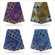 Новейшая Анкара ткань африканская ткань воск Гарантированная голландская Настоящая Африканская ткань с восковой печатью печатная ткань