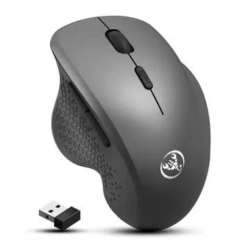 

T68 2.4G Wireless Gaming Mouse 6-button Mute Non-slip Gasket Texture Design Vertical Optical Mouse Three-speed 800-1600 DPI
