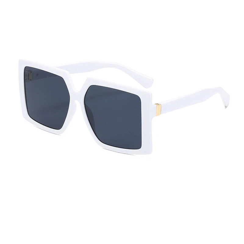 Women\'s Retro Oversized Square Sunglasses Big Frame Polarized Shades, White Amazon.com: W&Y YING Baddie oversized women main image 2
