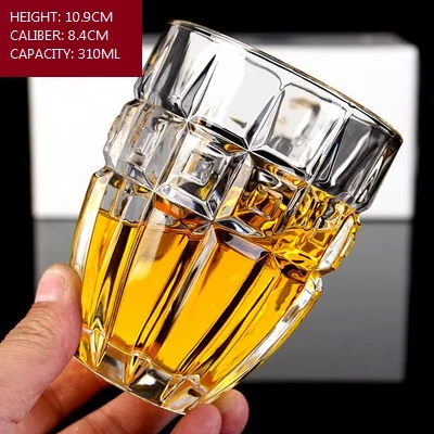 ULKNN Bohemia Tech Grande Bling Diamante Vidro Vinho Crystal Chumbo-Alta виски XO коктейль шампанское водка Питьевая чашка - Цвет: 77003