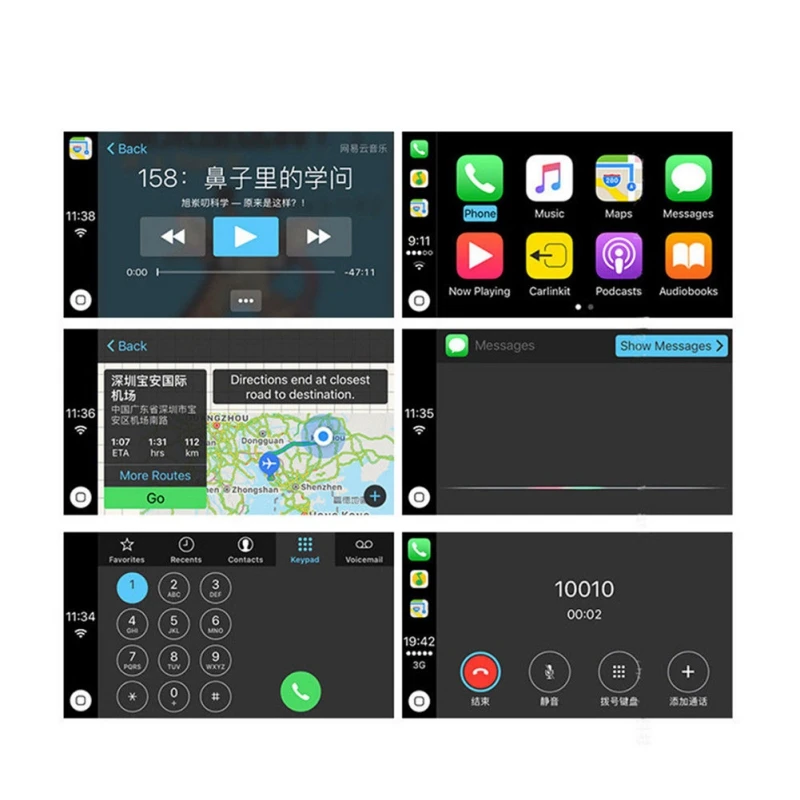 Мини USB Carplay Stick с Android авто стерео Smart Link Автомобильный ключ для IOS навигационный