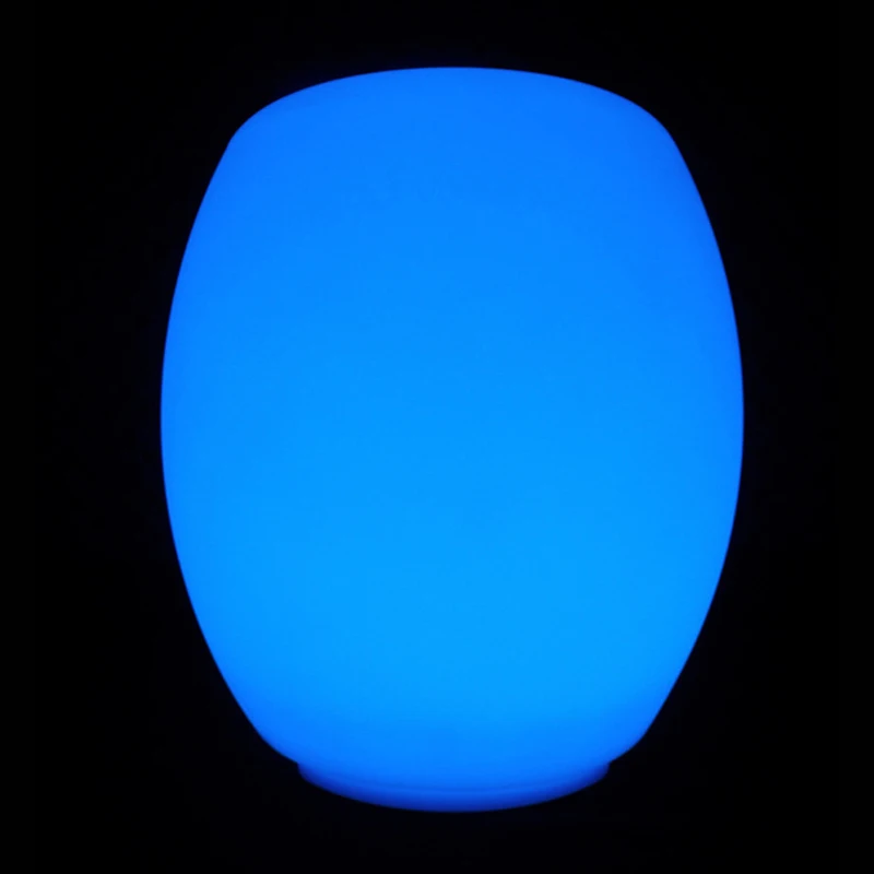LED Home Bar Stool Chairs Glowing 16 Color Changing RGBW Lighting Rechargeable Waterproof IP65 for Party Event 1pc