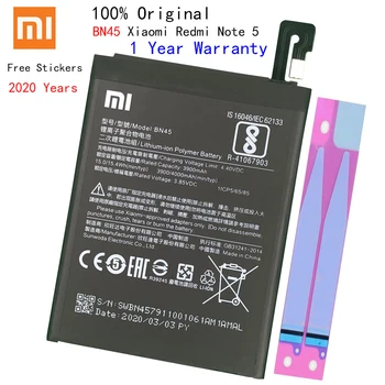 

Original Battery for XIAOMI Redmi Note 5 Battery BN45 3900mAh Replacement Full Capacity