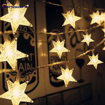 

Twinkle Star 100 LED 33 FT Star String Lights, Plug in /battery Fairy String Lights, Extendable for Indoor, Outdoor, Wedding P