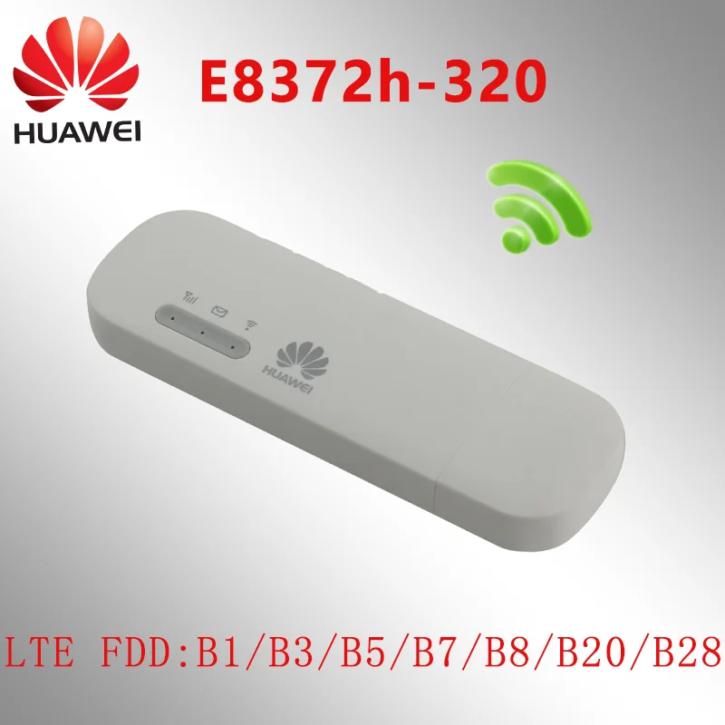 150Mbps HUAWEI E8372 E8372H-320 4G LTE Mobile WiFi Hotspot USB Modem  supports Band28 - AliExpress Computer & Office