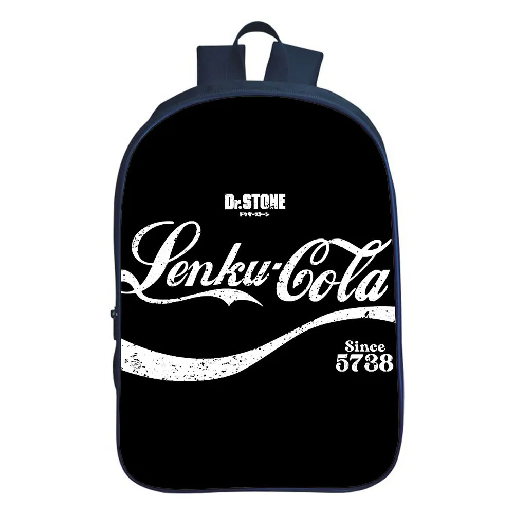Cosplay Dr.STONE Backpack Kindergarten Mochila Boys School Bag Teens Storage Bag Travel Bags Children Rucksack 3D Anime Bag