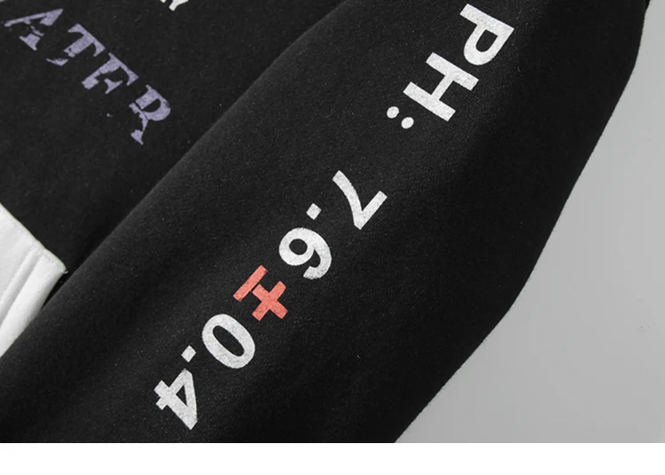 Винтажная Толстовка с принтом Kanji Graffit, уличная Мужская толстовка в стиле хип-хоп Харадзюку, толстовка с капюшоном, цветной блок,, пуловер с капюшоном, хлопок, новинка