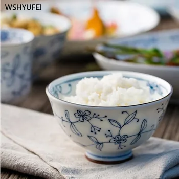 

Ceramic Line Tangcao Underglaze Household Bowl Japanese Tableware Ceramic Dishes Plate Household Pottery Salad Platter Dishware