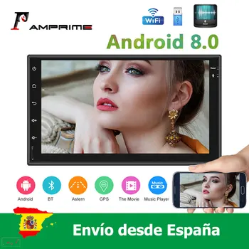 

AMPrime Car radio 2Din Android 8.0 Universal Touch Car DVD Player GPS Navigation WiFi Bluetooth HD Radio Player Multimedia Radio