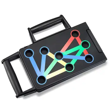 

Foldable Push Up Bracket ABS Environment Friendly Board with Handle for Muscle Training Exercise Posture Correcting Muscle Curve