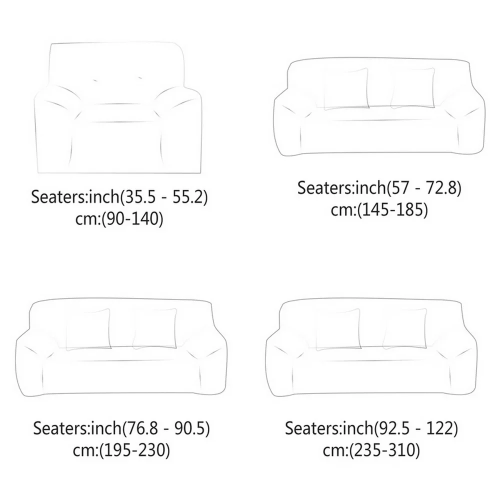 Плюшевые толстые теплые чехлы для диванов, универсальные эластичные чехлы для диванов в стиле ретро, мягкие чехлы для диванов