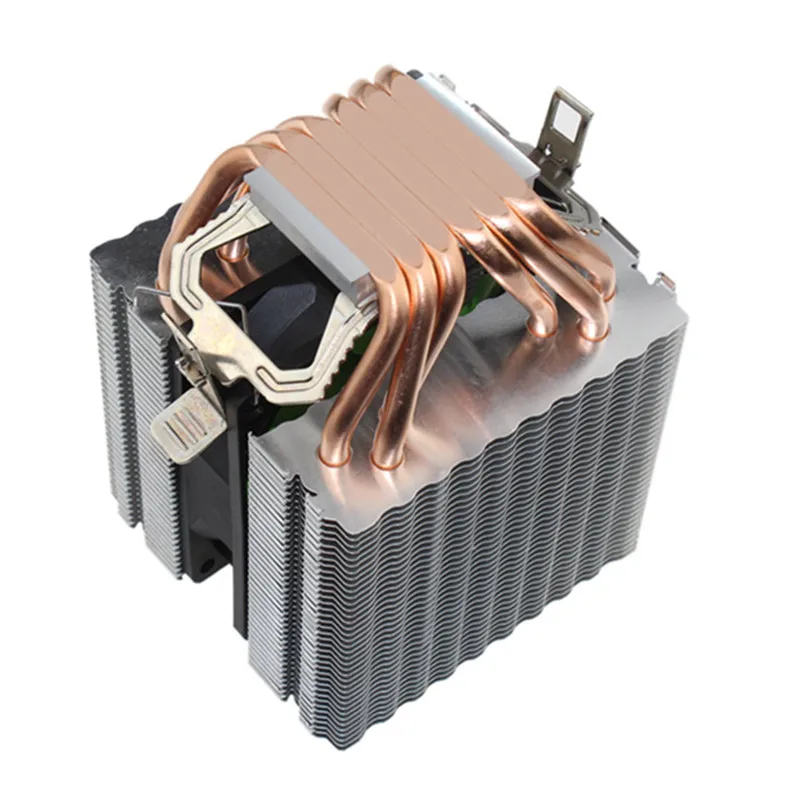3/4PIN RGB светодиодный Процессор кулер 6-Heatpipe двойная башня 12V 9 см охлаждения радиатора для LGA 1150/1151/1155/1156/775/1366 AMD 2011