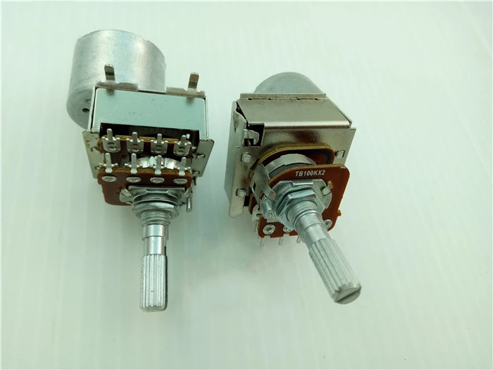 1pcs/lot Spot Japan ALPS 148-type tap B10K B100K with a dual motor potentiometer A50K 8 handle length 20MMF | Электронные