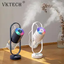 Mini USB Air Humidifier Ultrasonic Essential Oil Aroma Diffuser Mist Maker Air Moisturizer Purifier with Colorful Night Light
