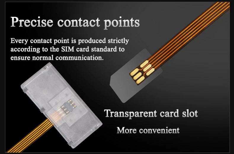 Конвертер для телефонной карты Универсальный переходник SIM в большой слот