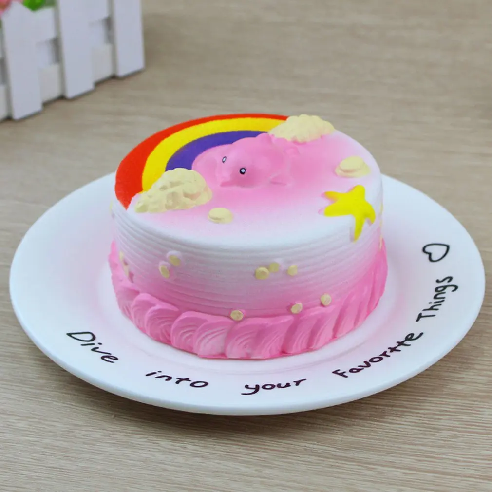 Рождество 11 см морской торт CreamSqueeze игрушка мягкие медленно поднимающиеся