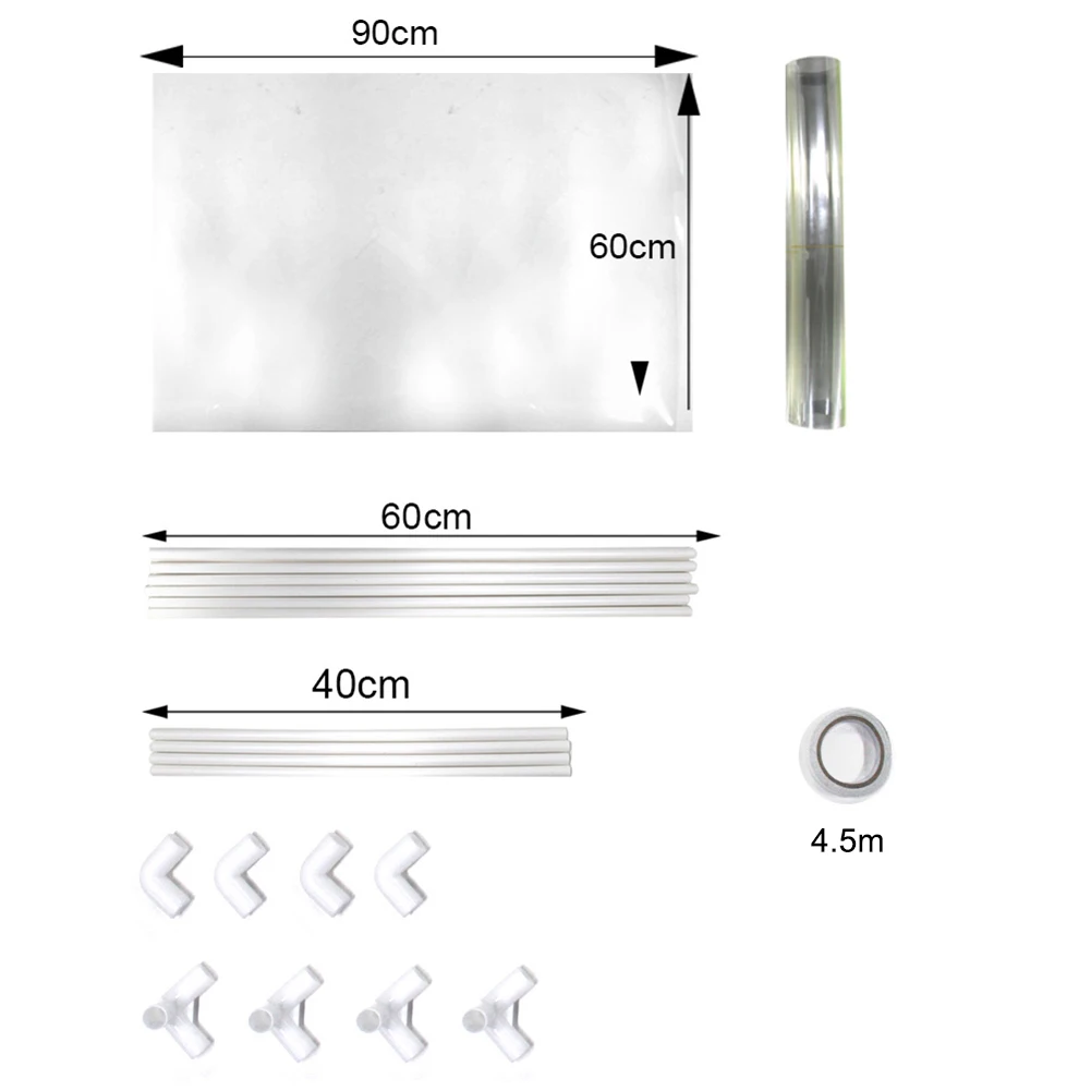 Полностью прозрачная пластиковая перегородка против распыления защитный