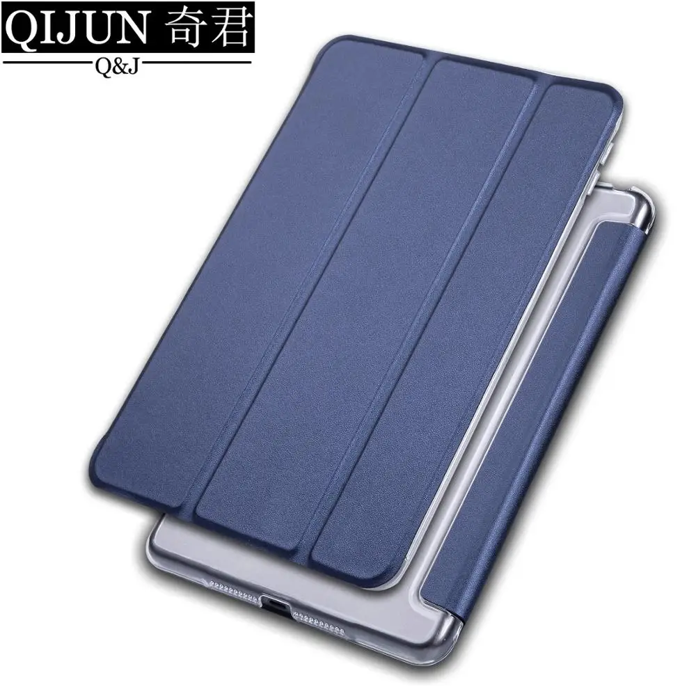 

Tablet case for Apple ipad Air 9.7" Leather Smart Sleep wake funda Trifold Stand Solid cover capa bag for Air1 A1474 A1475 A1476