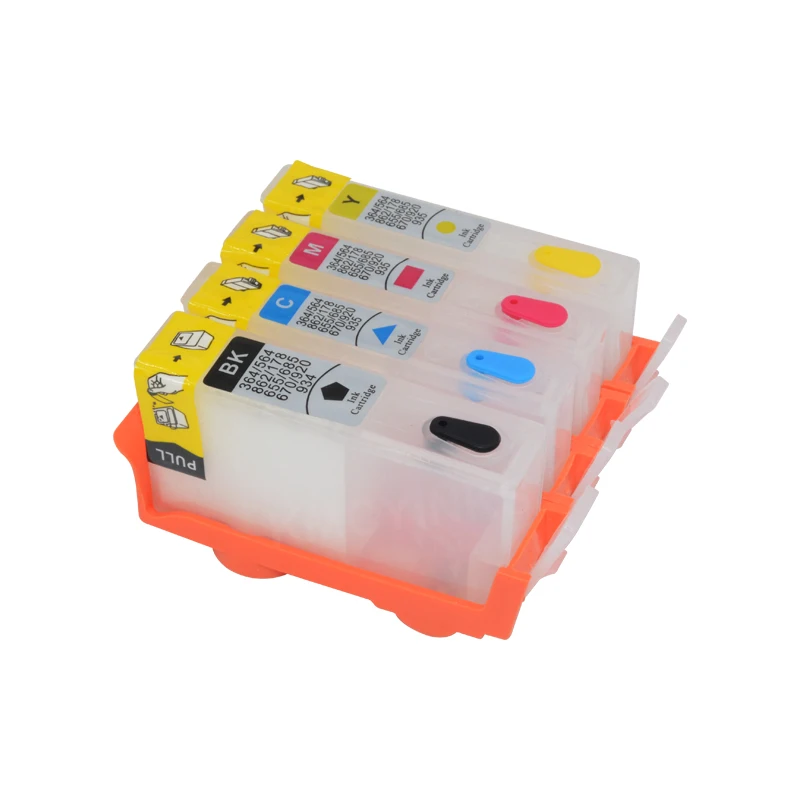 Kmcyinks-cartucho de Tinta com Chip Permanente hp 364 364xl B109a B110a B110c B110e B209a 7510 Pcs - Imagem 5