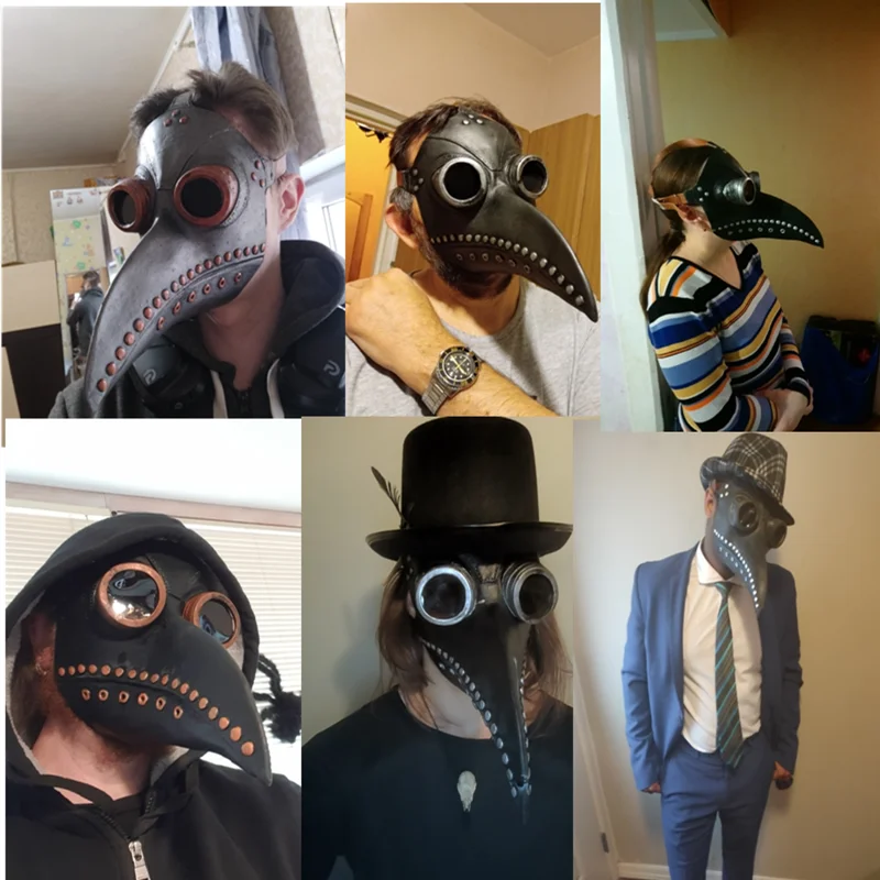 Plague Doctor Mask Latex Cosplay Props