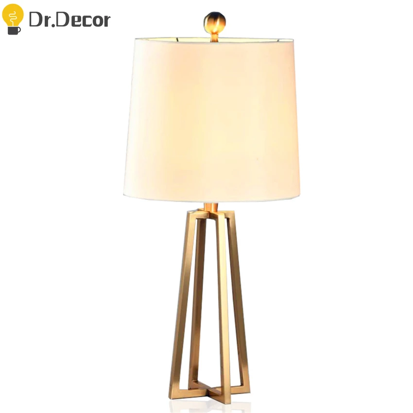 Современная металлическая Светодиодная настольная лампа скандинавский