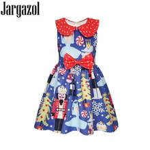 Летняя одежда; Детские платья для девочек; костюм с героями мультфильмов «Питер мен»; платье для принцессы с воротником Вечерние наряды для дня рождения; Vestidos