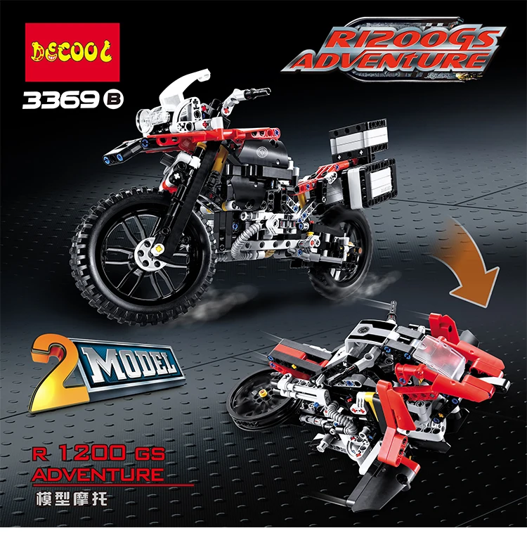 603pcs Technic гоночный мотоцикл набор строительные блоки модель 42063 кирпичи игрушки