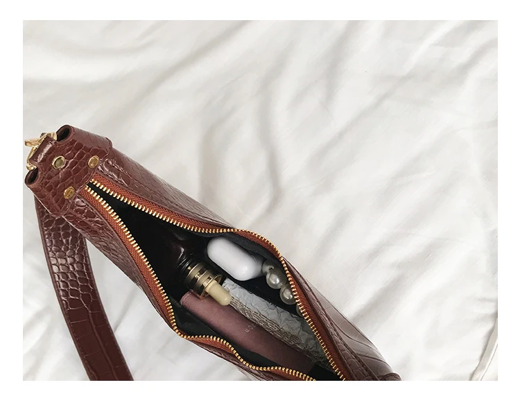 Крокодиловой кожи сумки hobo для Для женщин Новая мода женская сумка роскошная дизайнерская сумка через плечо сумки для Для женщин bolsa