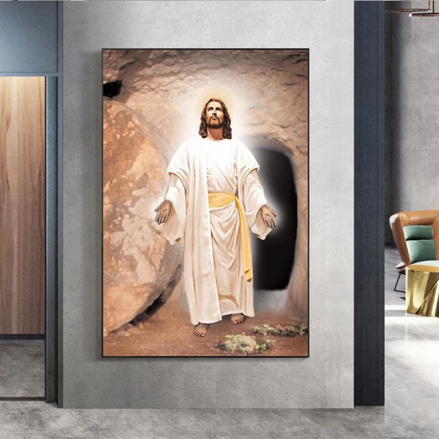 Religious Painting of Jesus Christ Printed on Canvas 1