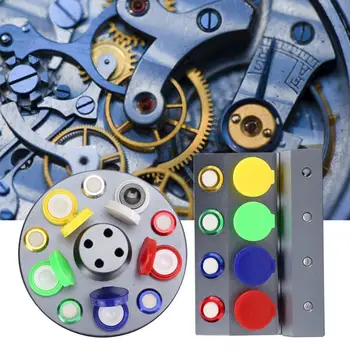 

4/5 Dish Watch Oil Dip Tool for Storing Watch Oil or Grease Watch Oiler Dish with Cover Watch Repair Accessory for Watchmaker