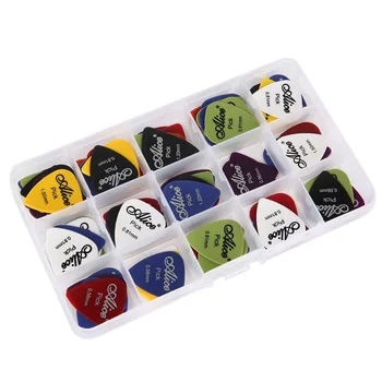 

24/30/40/50/100pcs guitar picks case acoustic musical instrument thickness 0.58-1.5mm electric guitar accessories ZY01