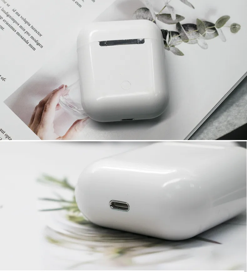 I100 Tws Air1 Clone Size 1: 1 Smart Sensor In-ear Detection Pop-up Wireless Bluetooth5.0 Headphone Pk W1 H1Chip Pk I30 I1000Tws