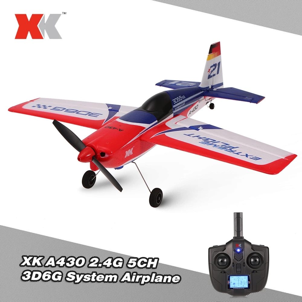 XK A430 2.4G 5CH RC Glider Brushless 3D/6G System Airplane EPS RTF Aircraft US 